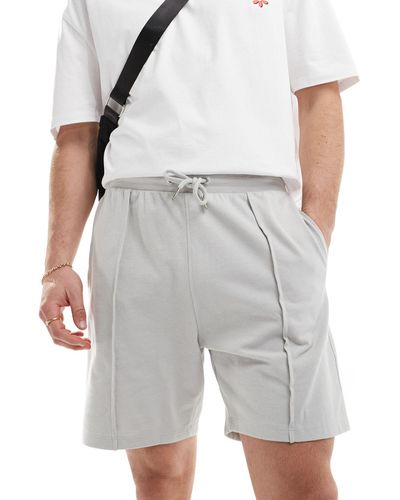 ASOS Slim Pique Shorts - White