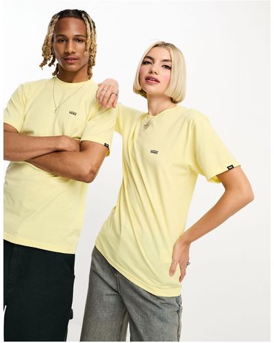Vans T-shirt unisexe avec logo à gauche - Métallisé