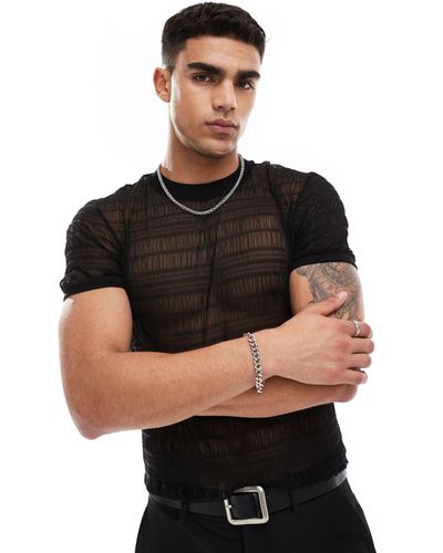 ASOS Muscle Fit T-shirt - Black