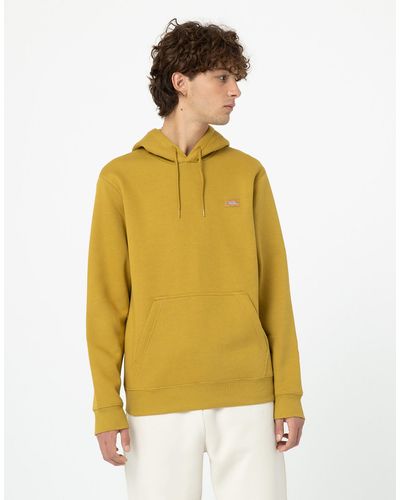 Dickies Sudadera marrón con capucha oakport - Amarillo