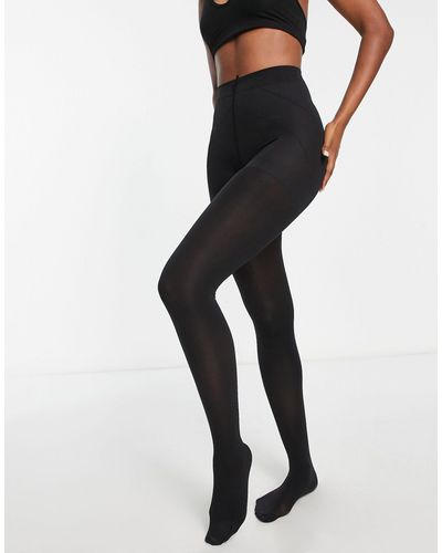 Pieces 40 Denier Body Shaping Tights - Black