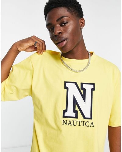 Nautica Nautica - archive clarkeson - t-shirt gialla - Metallizzato