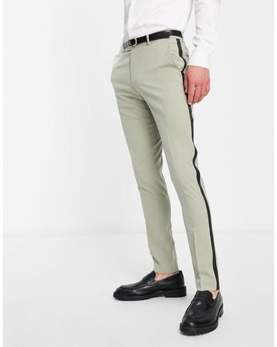 ASOS Skinny Tuxedo Suit Pants - Green