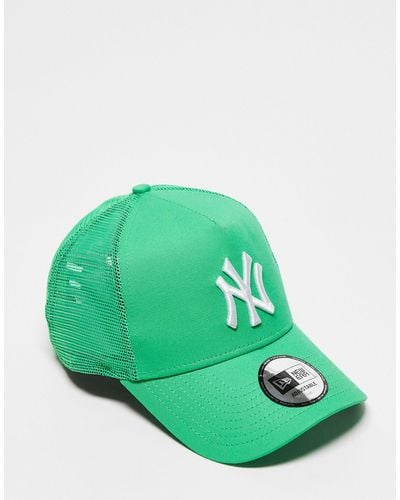 KTZ New York Yankees Mesh Back Trucker - Green