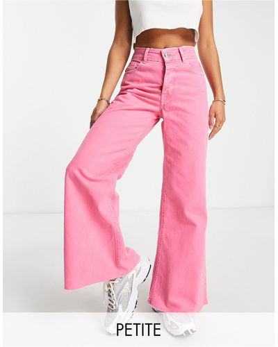 River Island Ultra-flared Jeans - Roze