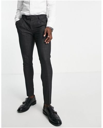 Noak Super Skinny Suit Pants - Gray