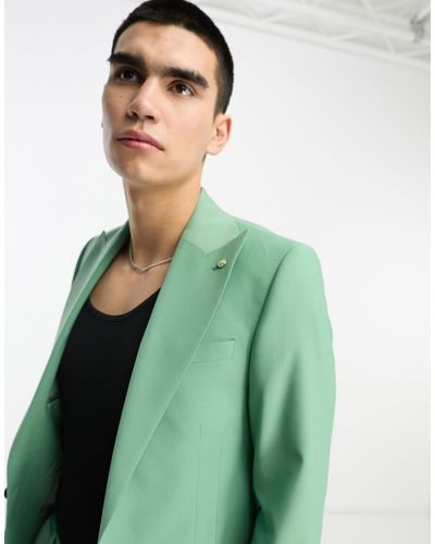 Twisted Tailor Buscot Suit Jacket - Green