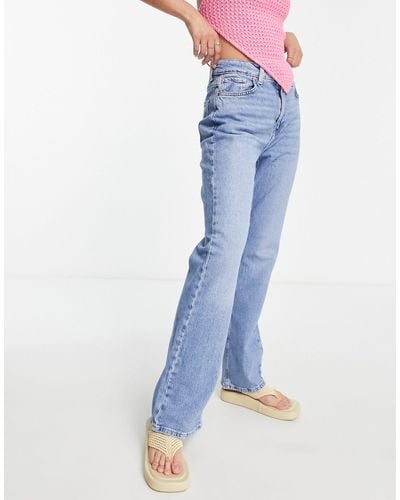 Jdy Flared Jeans Met Hoge Taille - Blauw