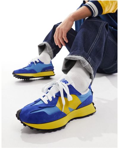 New Balance 327 - sneakers multi e gialle - Blu