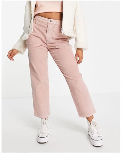 Hollister Wide Leg Trousers - White