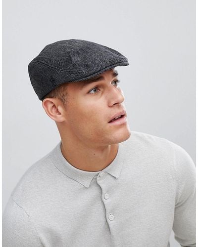 French Connection Benjamin Flat Cap - Multicolour