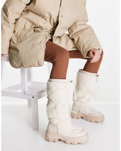 ASOS Casper Chunky Cold Weather Boots - Multicolour
