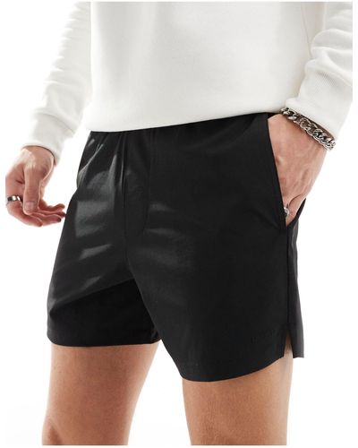 Hollister – shorts aus nylon - Schwarz