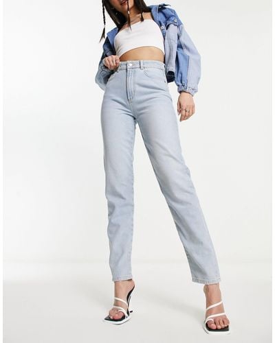 Fiorucci Slim Jeans With Angel Bum Patch - Blue