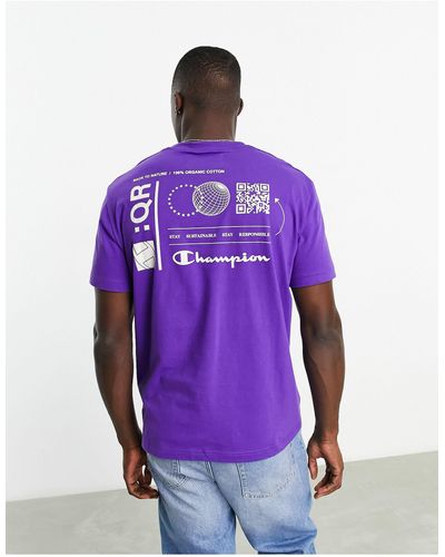 Champion Rochester future - t-shirt avec imprimé au dos - Violet