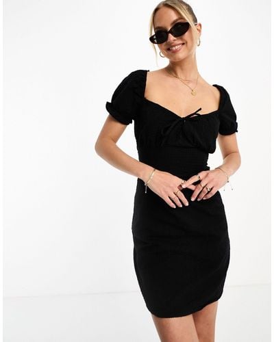 Pimkie Lace Back Mini Dress - Black