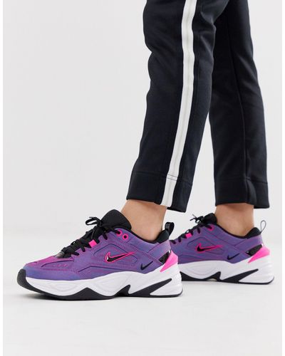 Nike Zapatillas en violeta tornasolado M2K Tekno - Morado