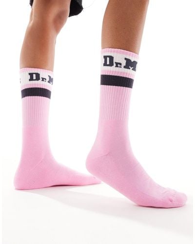 Dr. Martens Athletic Logo Socks - Pink