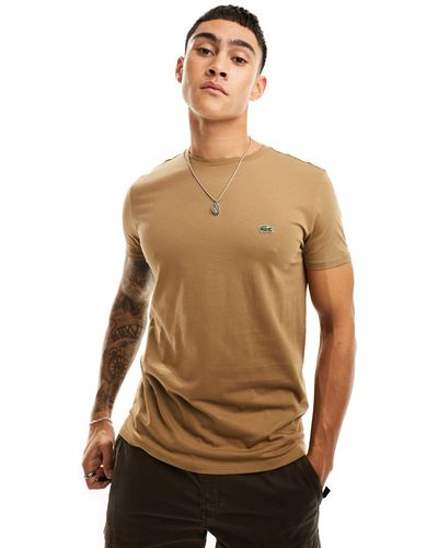 Lacoste Camiseta oscuro con logo - Neutro