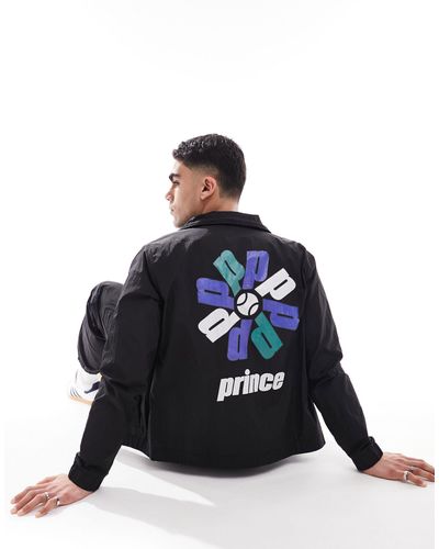 Prince Co-ord Graphic Back Track Jacket - Blue