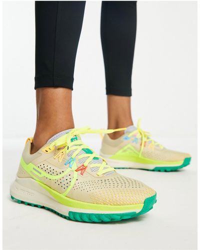 Nike Trail React Pegasus 4 Sneakers - Green