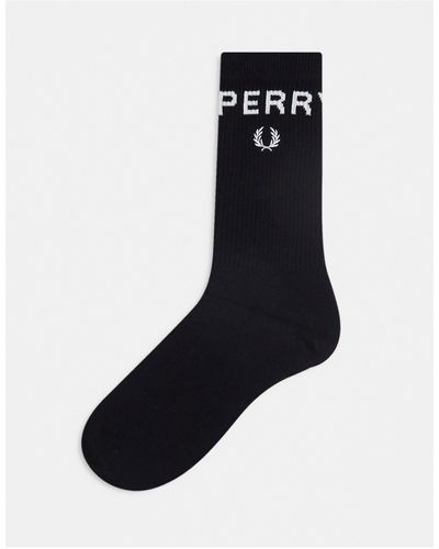 Fred Perry Bold Tipped Socks - Black