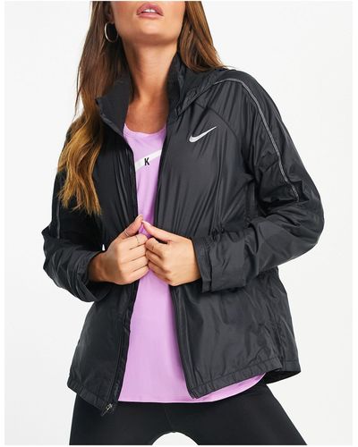 Nike Impossibly light - veste à capuche repliable - Gris