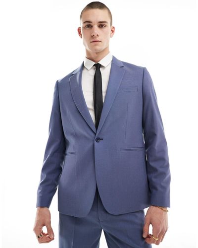 ASOS Regular Suit Jacket - Blue