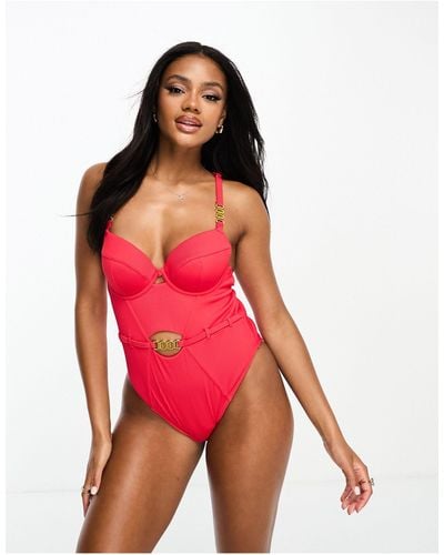 Ann Summers Riviera Swimsuit - Red