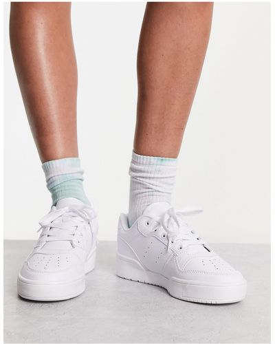 Truffle Collection Wide Fit Chunky Trainers - White