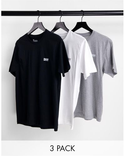 DKNY Giants - Set Van 3 T-shirts - Zwart