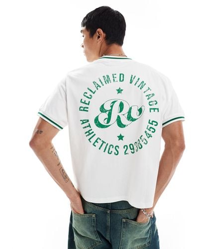 Reclaimed (vintage) – sportliches t-shirt - Grau