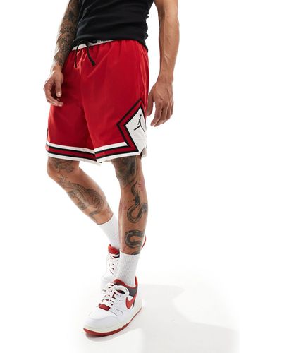 Nike Drifit Diamond Shorts - Red