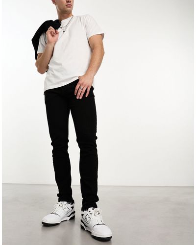 Pull&Bear Skinny Jeans - Zwart