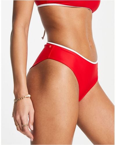 Volcom X Coco Ho Skimpy Bikini Bottom - Red