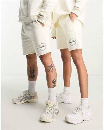 Ellesse Community Club Unisex Shorts - White