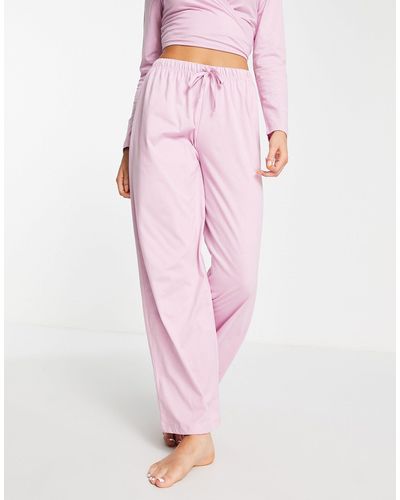 ASOS Mix & Match Cotton Pyjama Trouser - Pink