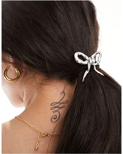 Weekday Hair Tie With Bow - Black
