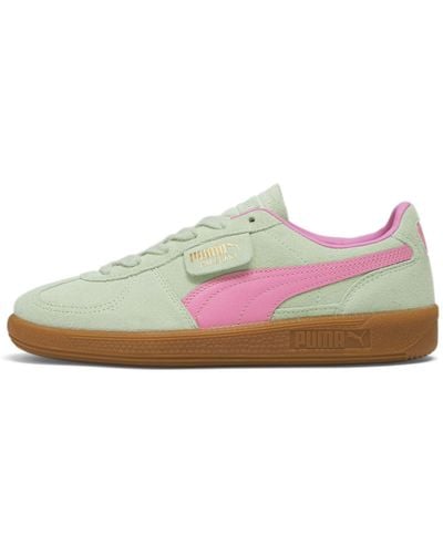PUMA Palermo Sneakers With Gum Sole - Green
