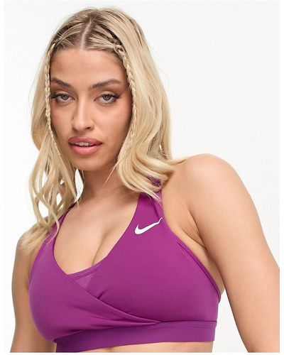 Nike One Dri-fit Maternity Swoosh Bra - Pink