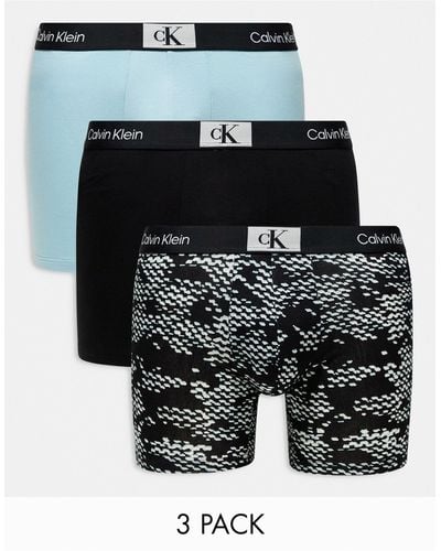 Calvin Klein Ck 96 3 Pack Cotton Boxer Briefs - White