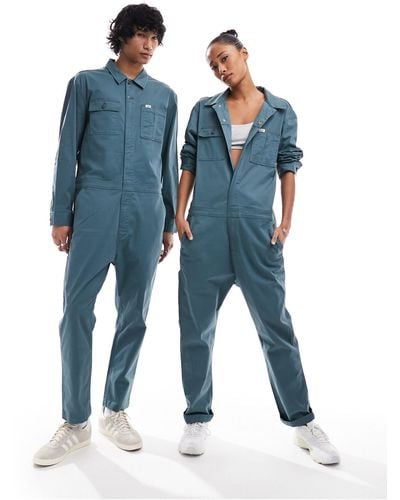 Lee Jeans – chetopa – unisex-overalls aus baumwoll-twill - Blau