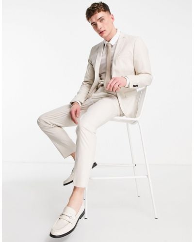 SELECTED Slim Suit Trousers - Multicolour