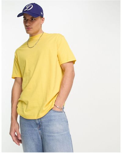 French Connection T-shirt oversize color nido d'ape - Giallo