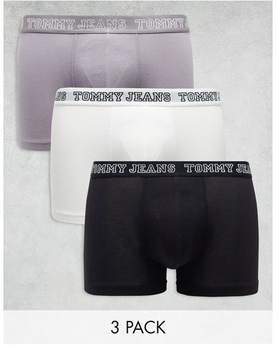 Tommy Hilfiger Tommy Jeans - Set Van 3 Varsity Boxershorts - Wit