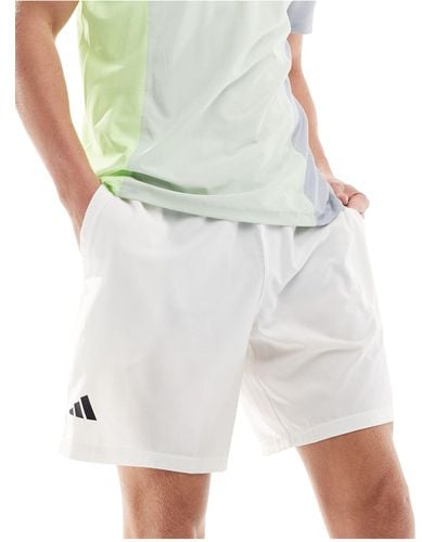 adidas Originals Adidas - tennis club - short tissé stretch - Blanc