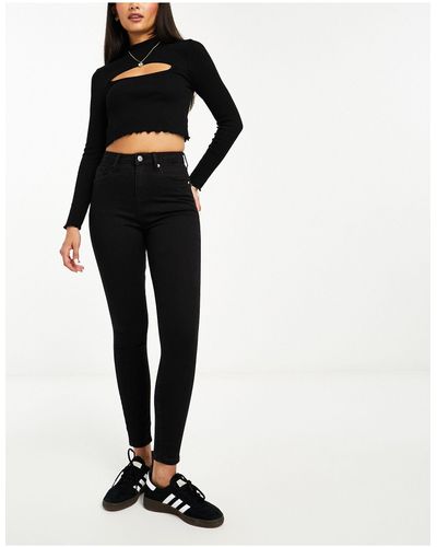 Miss Selfridge Skinny Jeans - Black