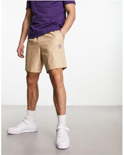 adidas Originals Enjoy summer - pantaloncini magic beige con logo - Blu