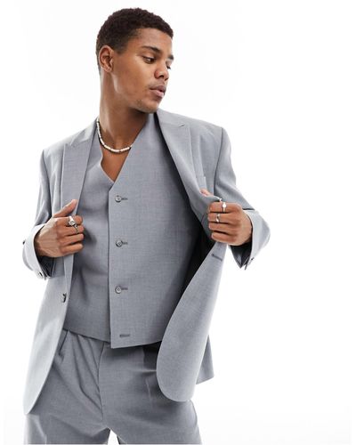 ASOS Slim Suit Jacket - Gray