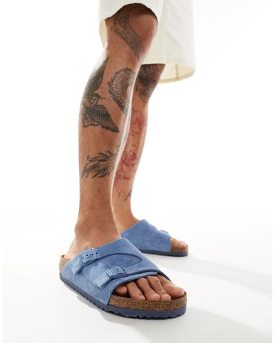 Birkenstock – zürich – sandalen aus wildleder - Weiß